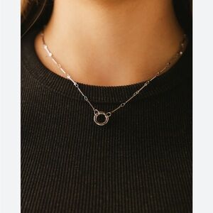 Bohme Silver Circle Necklace